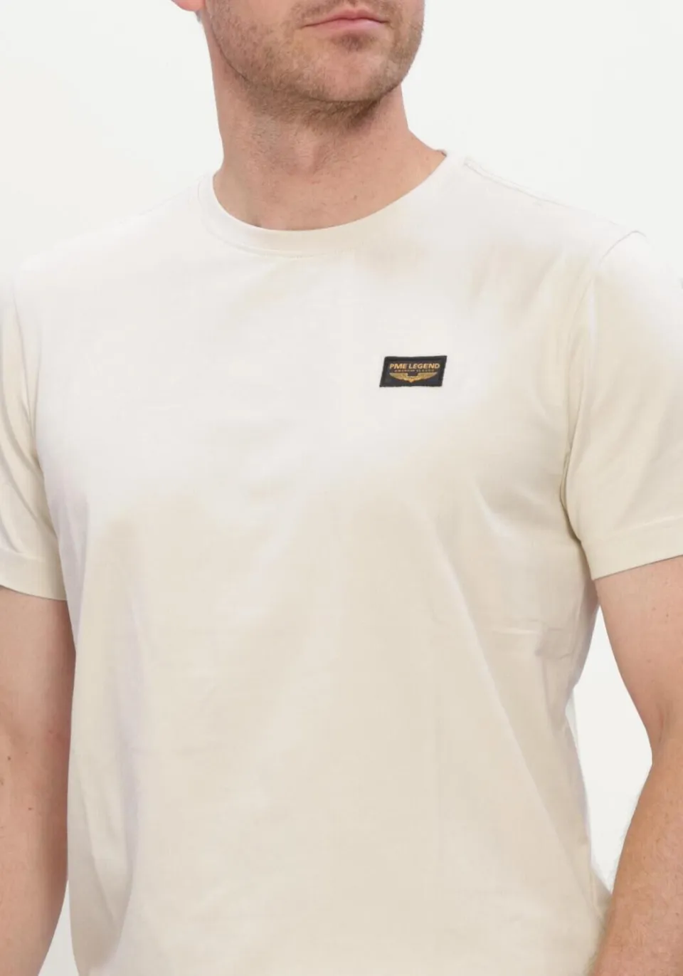 PME Legend regular fit T-shirt ecru, foto 4