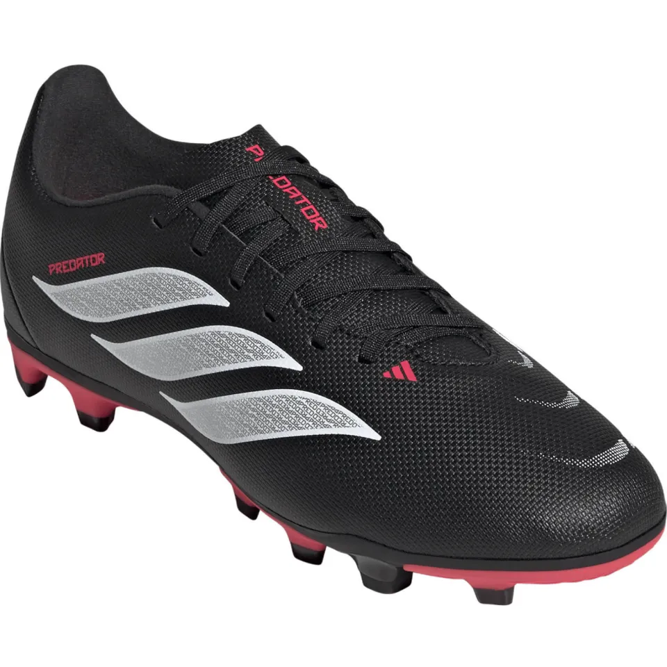 Adidas Performance Predator Club junior voetbalschoenen - zwart/wit/rood, foto 3