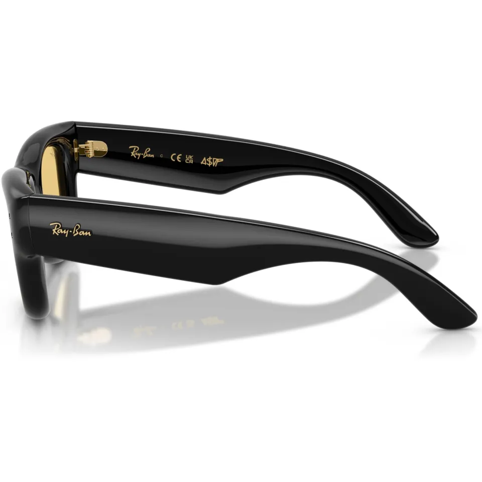 Ray-Ban x A$AP Rocky zonnebril Wayfarer Puffer oranje/zwart, foto 5