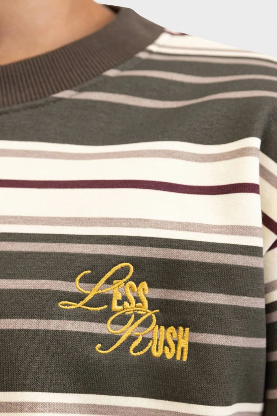 Redefined Rebel gestreepte sweater - groen, foto 6