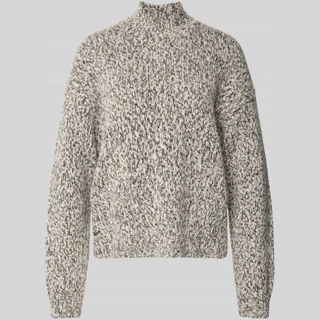 Lacoste oversized pullover van wolmix Beige