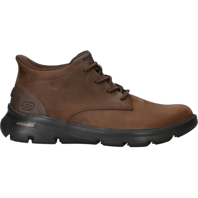 Skechers Arch Fit Garza veterschoenen donkerbruin
