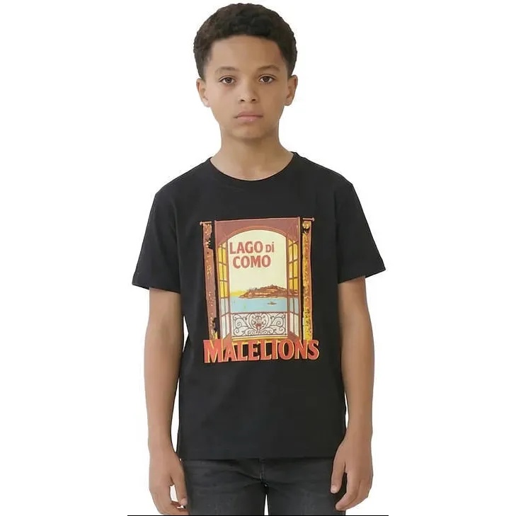 Malelions T-shirt zwart