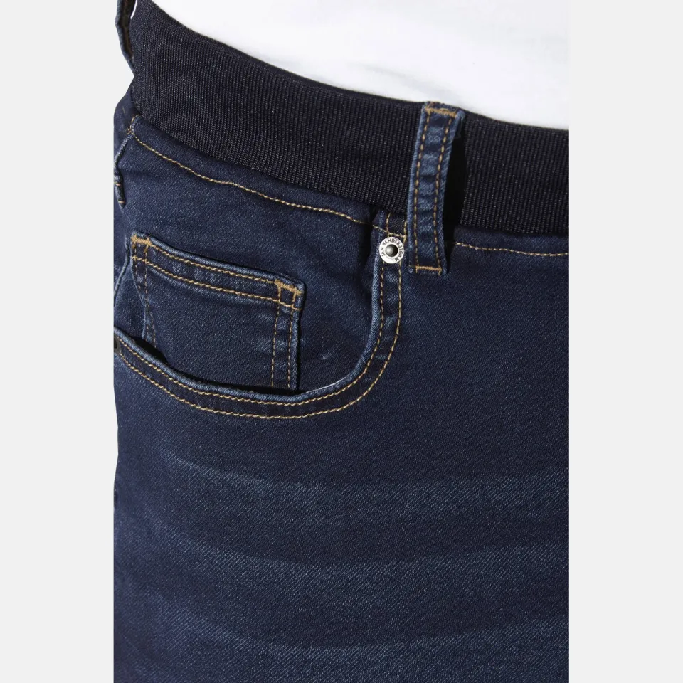 Jan Vanderstorm HARLUND regular straight leg jeans donkerblauw blauw, foto 6