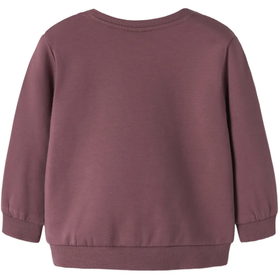 NAME IT BABY sweater met print - donkerrood, foto 2