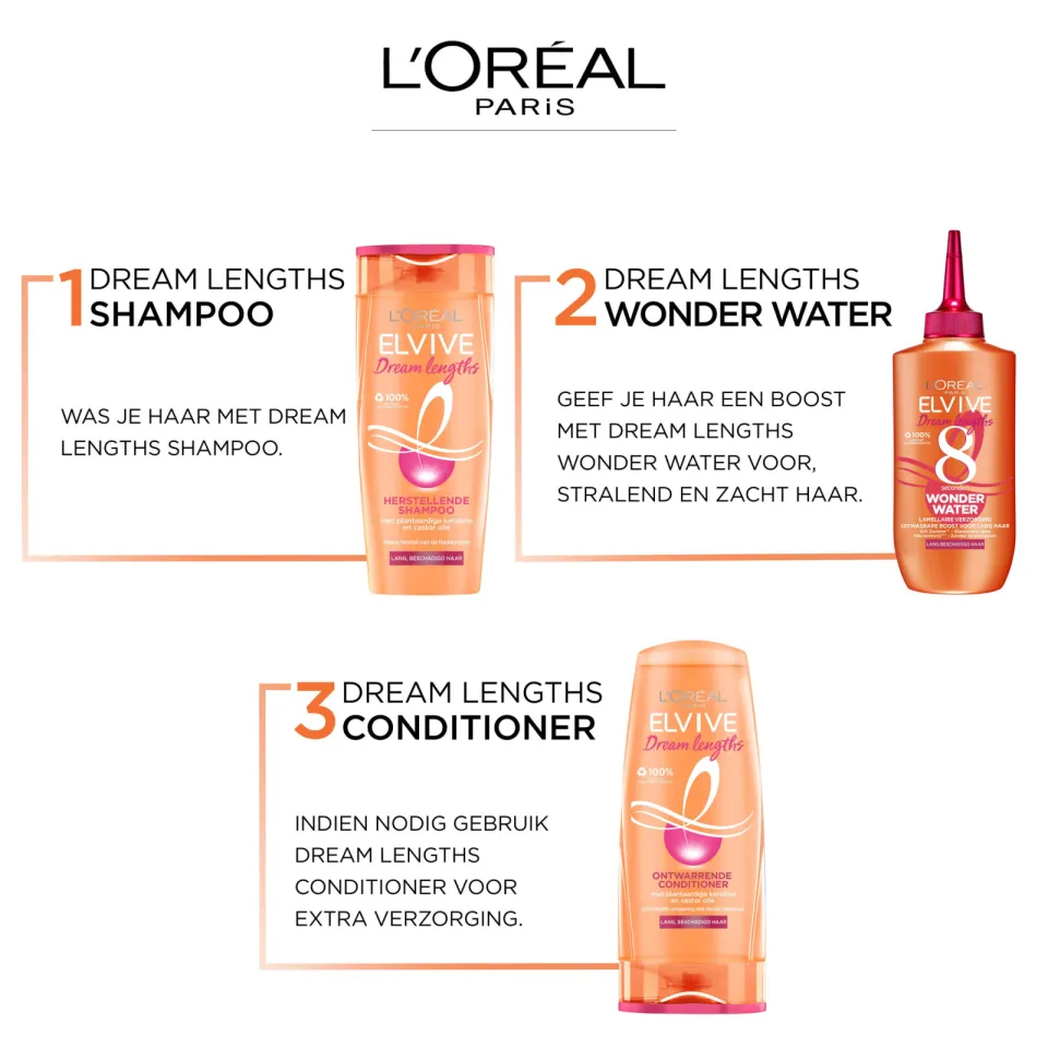 L'oréal Paris Elvive Dream Lengths 8 Seconden Wonder Water - 200 ml, foto 5