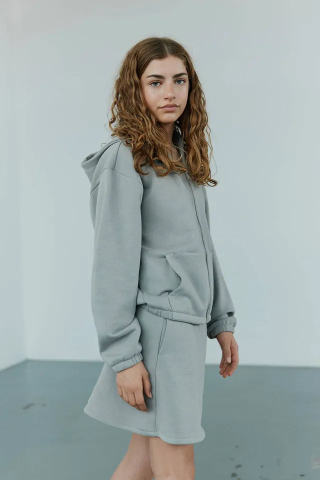 Sofie Schnoor korte rok grijs, foto 4
