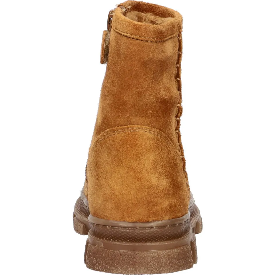 Nelson Kids suède enkelboots cognac, foto 2