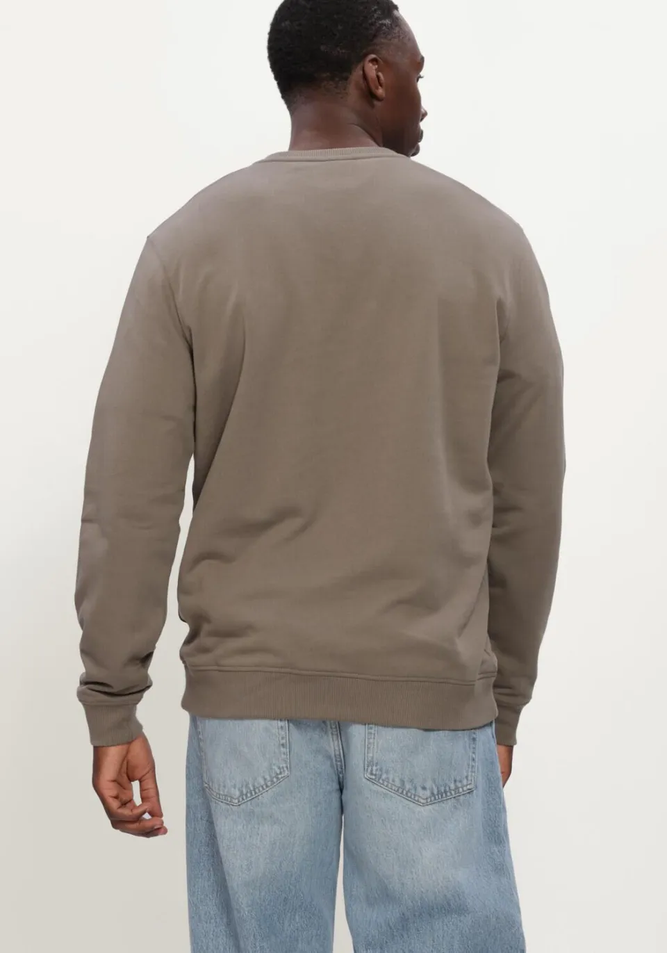 Lyle & Scott Heren Truien & Vesten Crew Neck Sweatshirt - Bruin, foto 3
