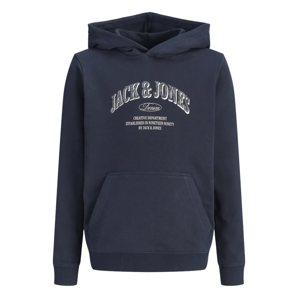 Jack & Jones JUNIOR hoodie met logo - donkerblauw, foto 2