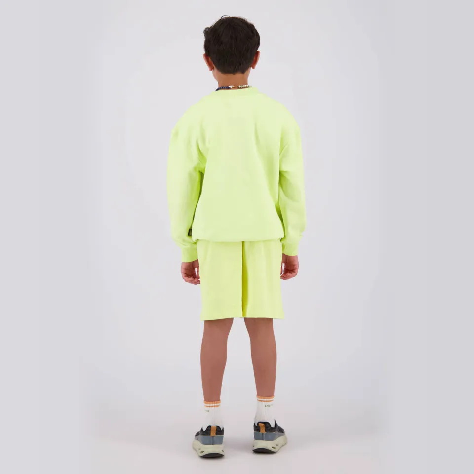 Vingino relaxed sweatshort geel, foto 4