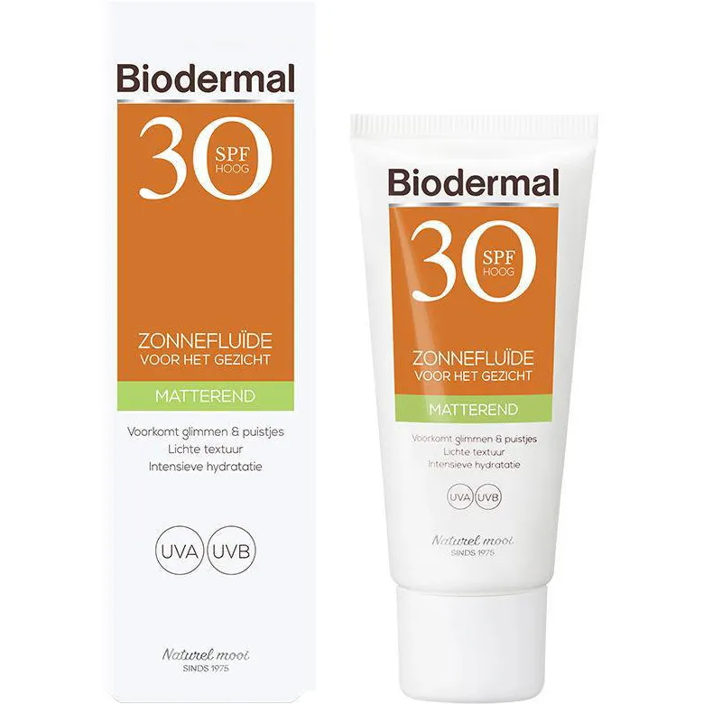 Biodermal Matterend zonnefluïde gezicht, foto 2