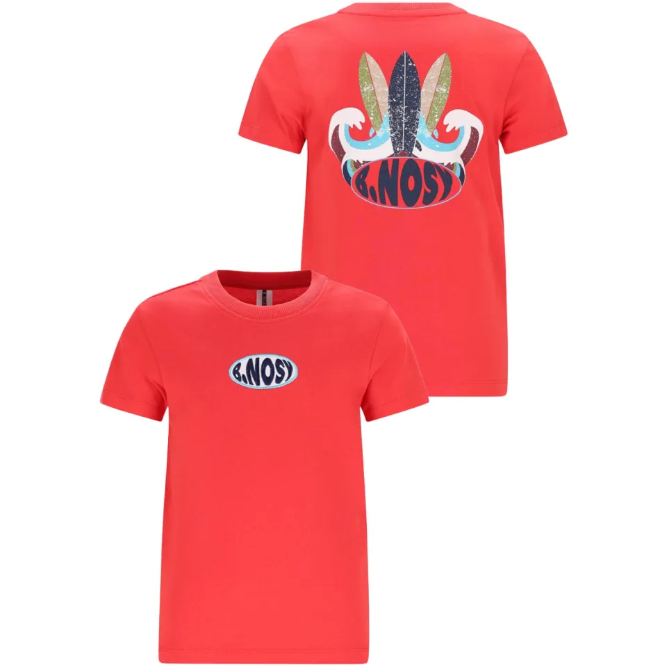 B.Nosy T-shirt met backprint rood, foto 5