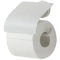 Tiger Urban toiletrolhouder met klep mat wit