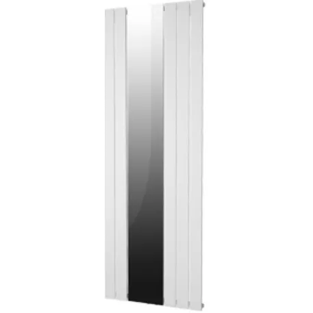 Plieger Designradiator Plieger Cavallino Retto Specchio 773 Watt Middenaansluiting 180x60,2 cm Mat Zwart