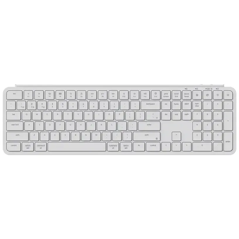 Keychron B6 Pro Ultra-Slim toetsenbord wit, foto 2