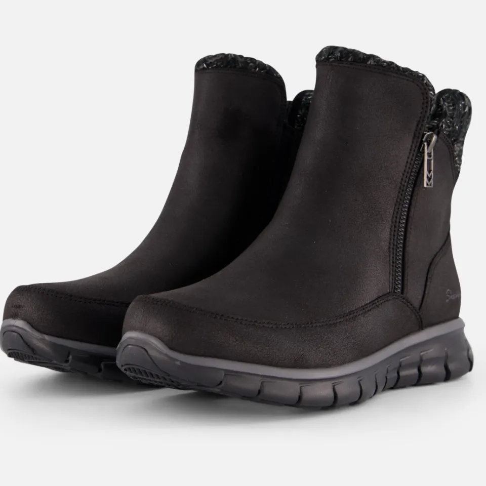 Skechers Synergy Lovely Collab enkellaarsje zwart, foto 2