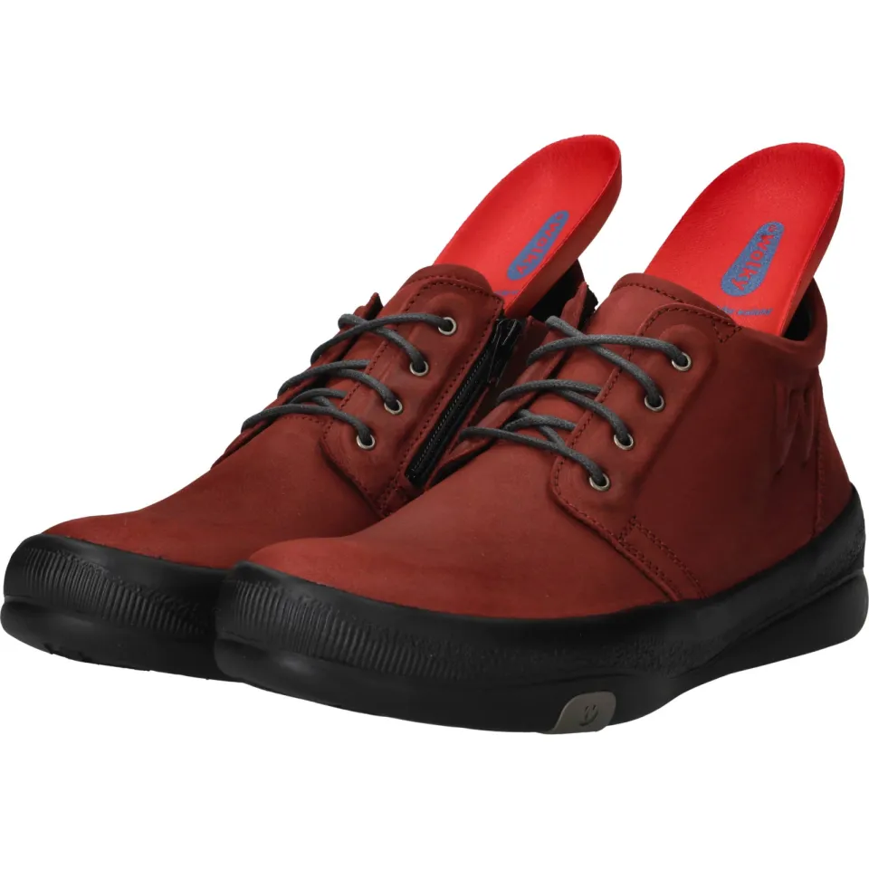 Wolky Fuse veterboots rood, foto 6
