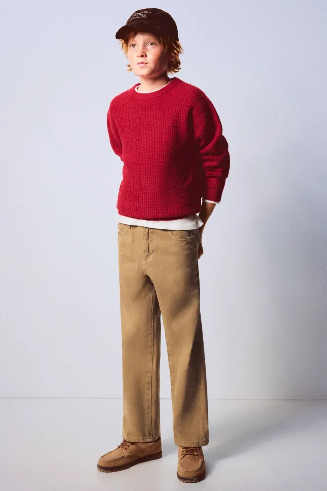 Mango Kids gebreide trui - rood