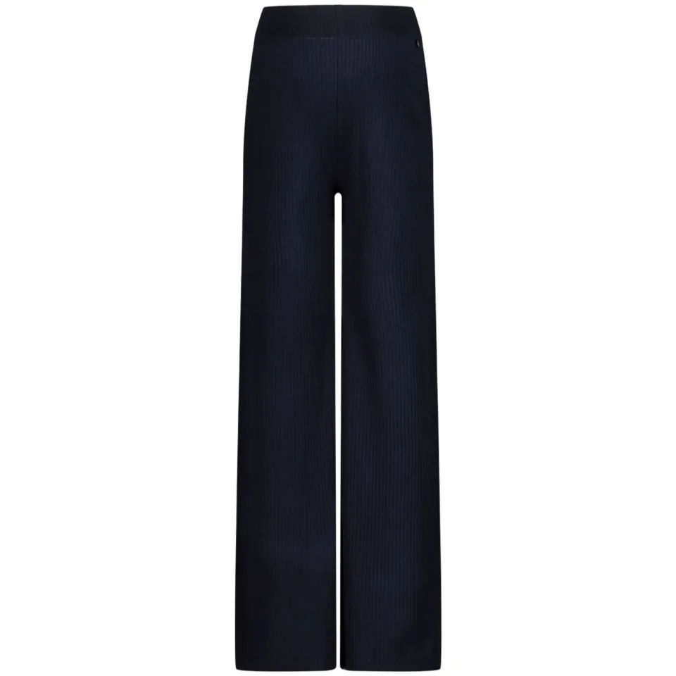 LOVE2WAIT wide leg zwangerschapsbroek marineblauw, foto 2