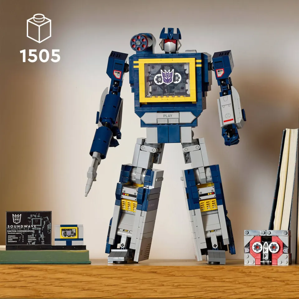 Lego Icons Transformers: Soundwave 10358, foto 7