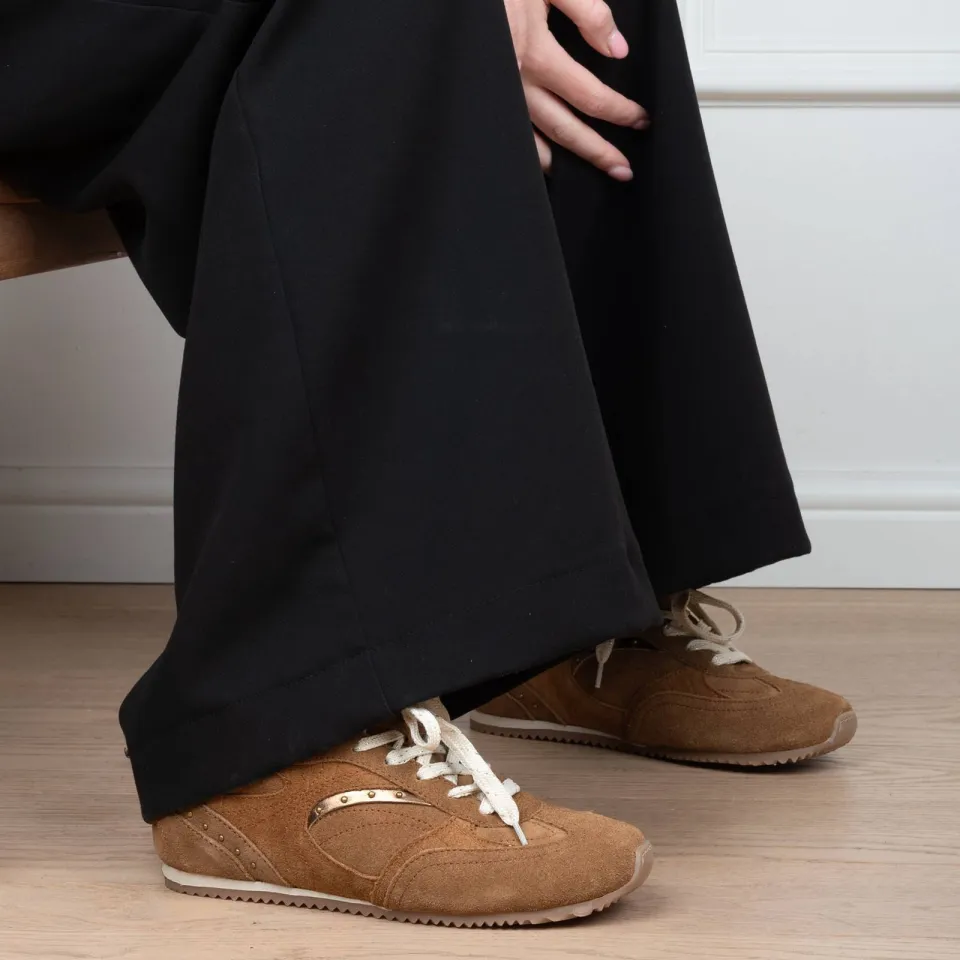 POSH by Poelman Poelman Tamara suède sneakers - beige, foto 6