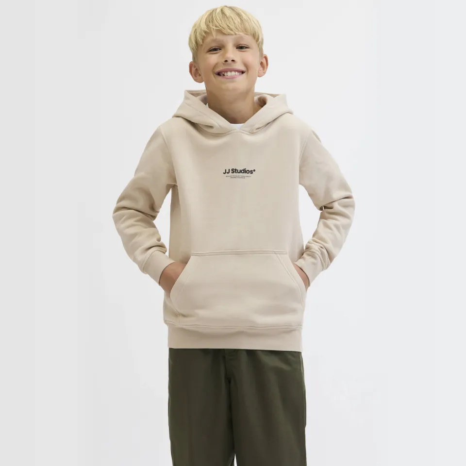 Jack & Jones JUNIOR hoodie ecru, foto 4