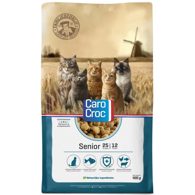 CaroCroc Senior droog kattenvoer 2 kg, foto 2