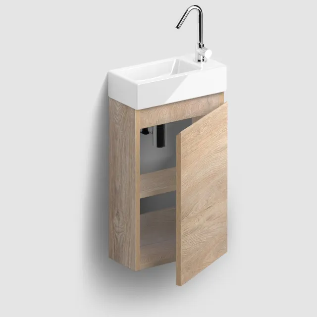 Fonteinset Clou InBe 64x36 Cm Eiken