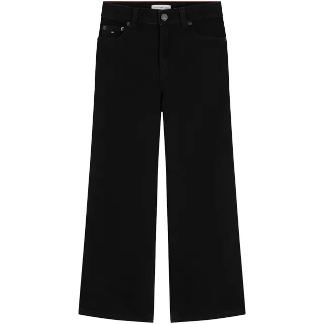 Tommy Hilfiger Mabel wide leg jeans - zwart Black denim