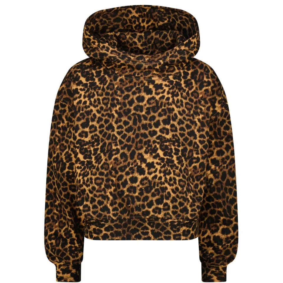 Vingino oversized hoodie met panterprint - bruin, foto 2