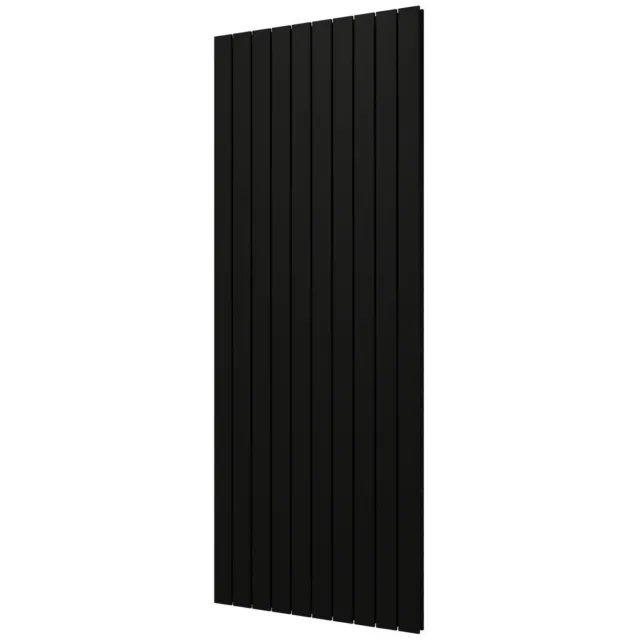 Plieger Designradiator Plieger Cavallino Retto Dubbel 2146 Watt Middenaansluiting 200x75,4 cm Zwart