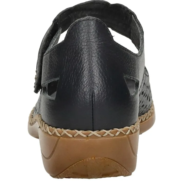 Rieker ballerina zwart, foto 5