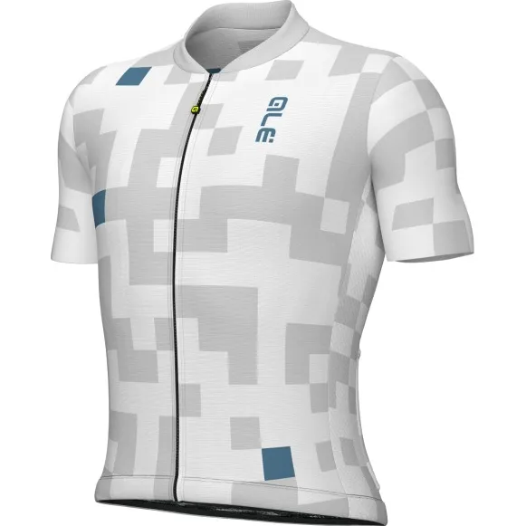 Alé Pragma Pixel S/S Jersey - Fietsshirt, grijs