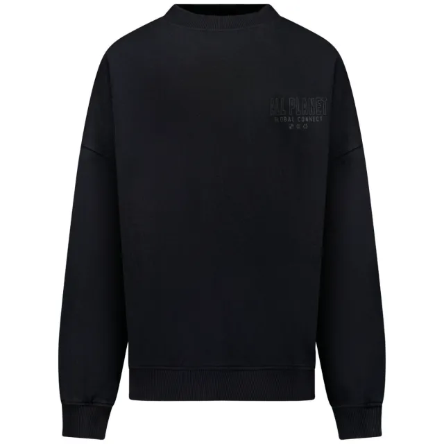 Cars sweater met backprint - zwart