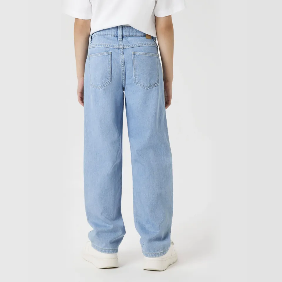 NAME IT KIDS straight leg jeans NKFROSE light blue denim, foto 4