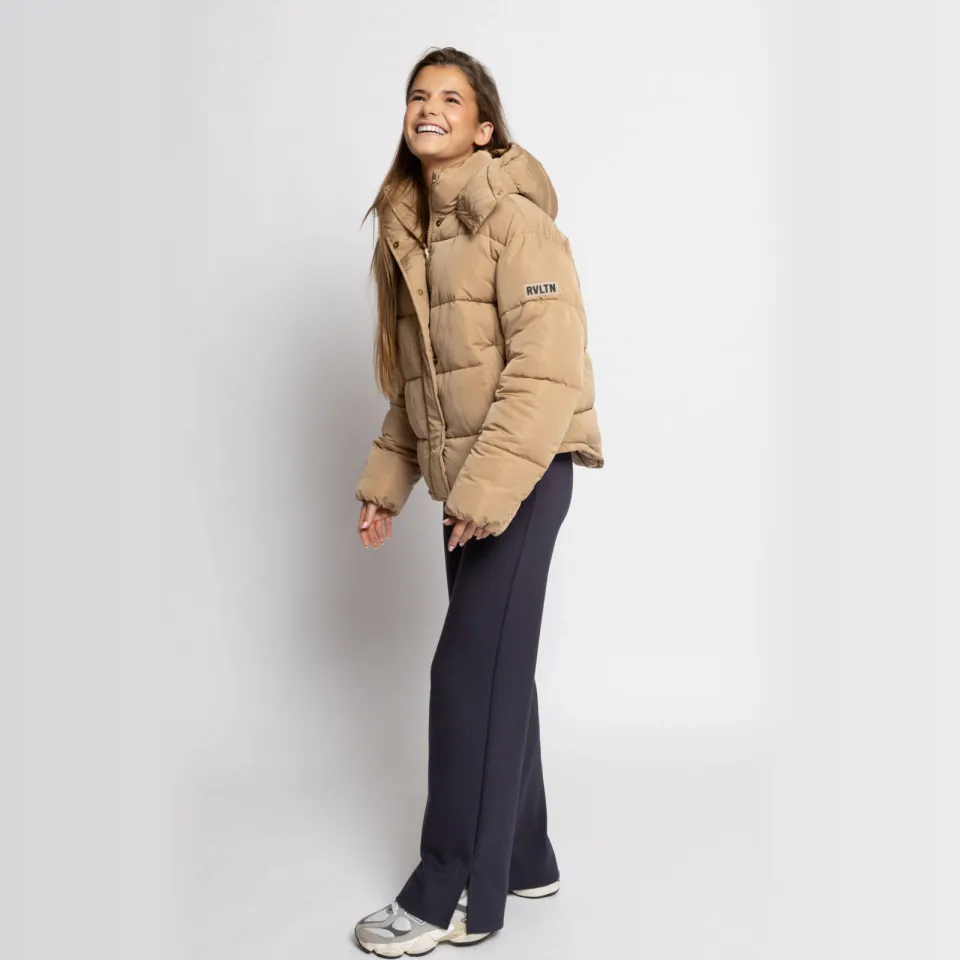 LOOXS 10sixteen quilted winterjas camel, foto 6