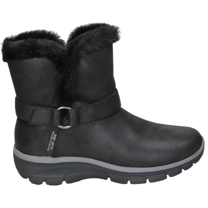 Skechers Relaxed Fit Easy Going enkellaarsje zwart