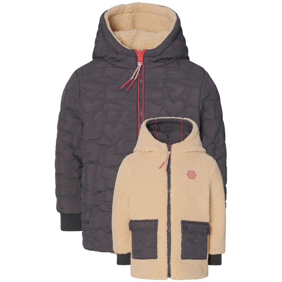 Noppies reversible jas grijs, foto 3