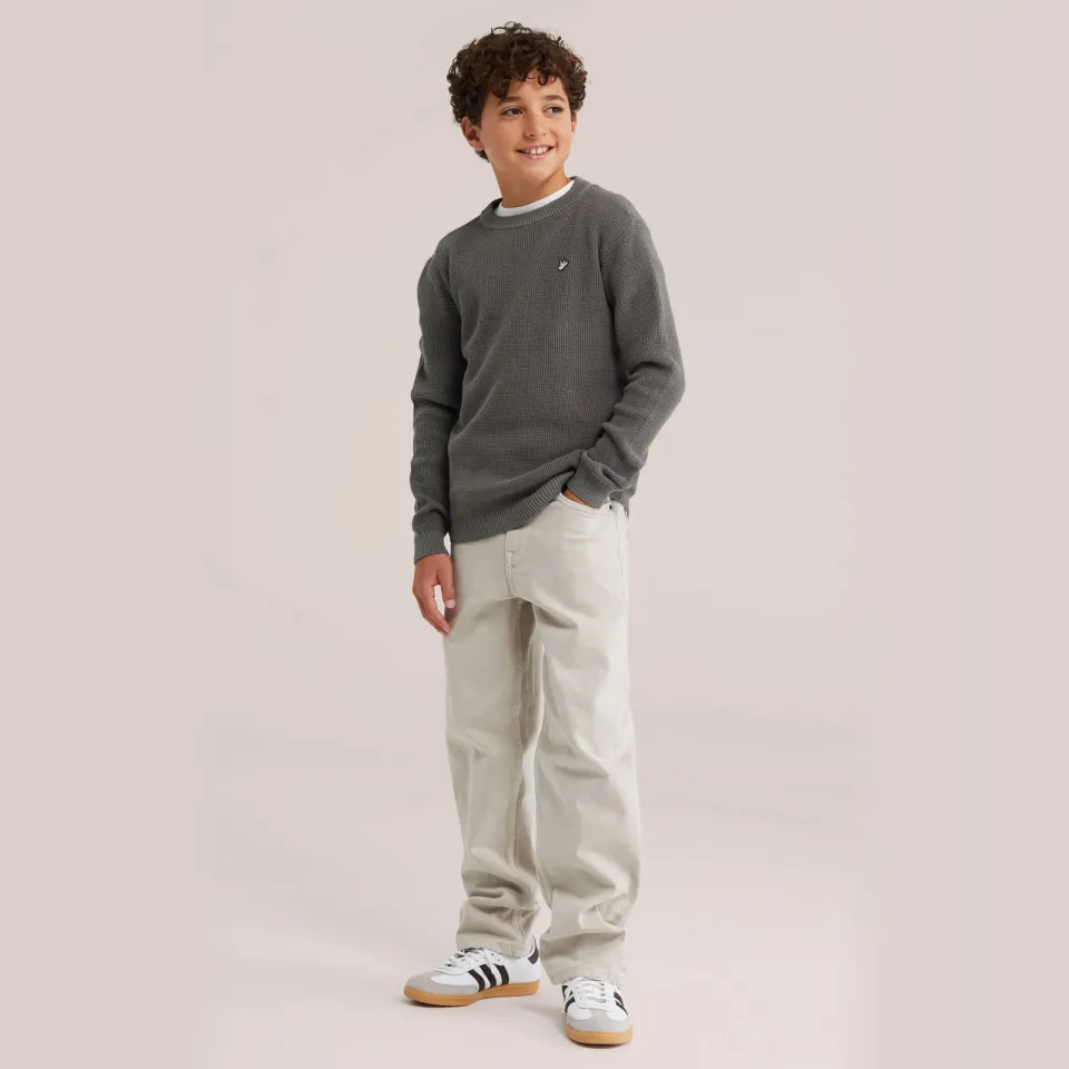 WE Fashion loose fit jeans ecru