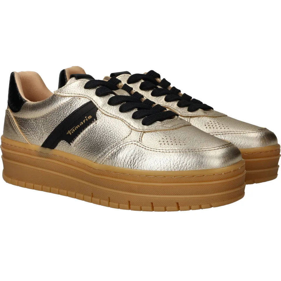 Tamaris sneakers goudkleurig, foto 3