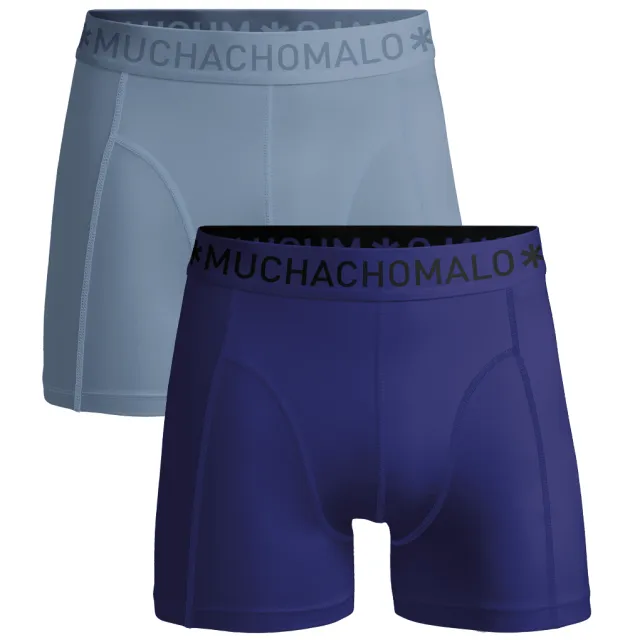Muchachomalo Heren 2-pack Boxershorts Blauw