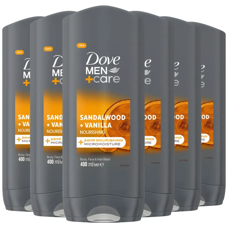 Dove Men+Care Sandalwood + Vanilla 3-in-1 douchegel