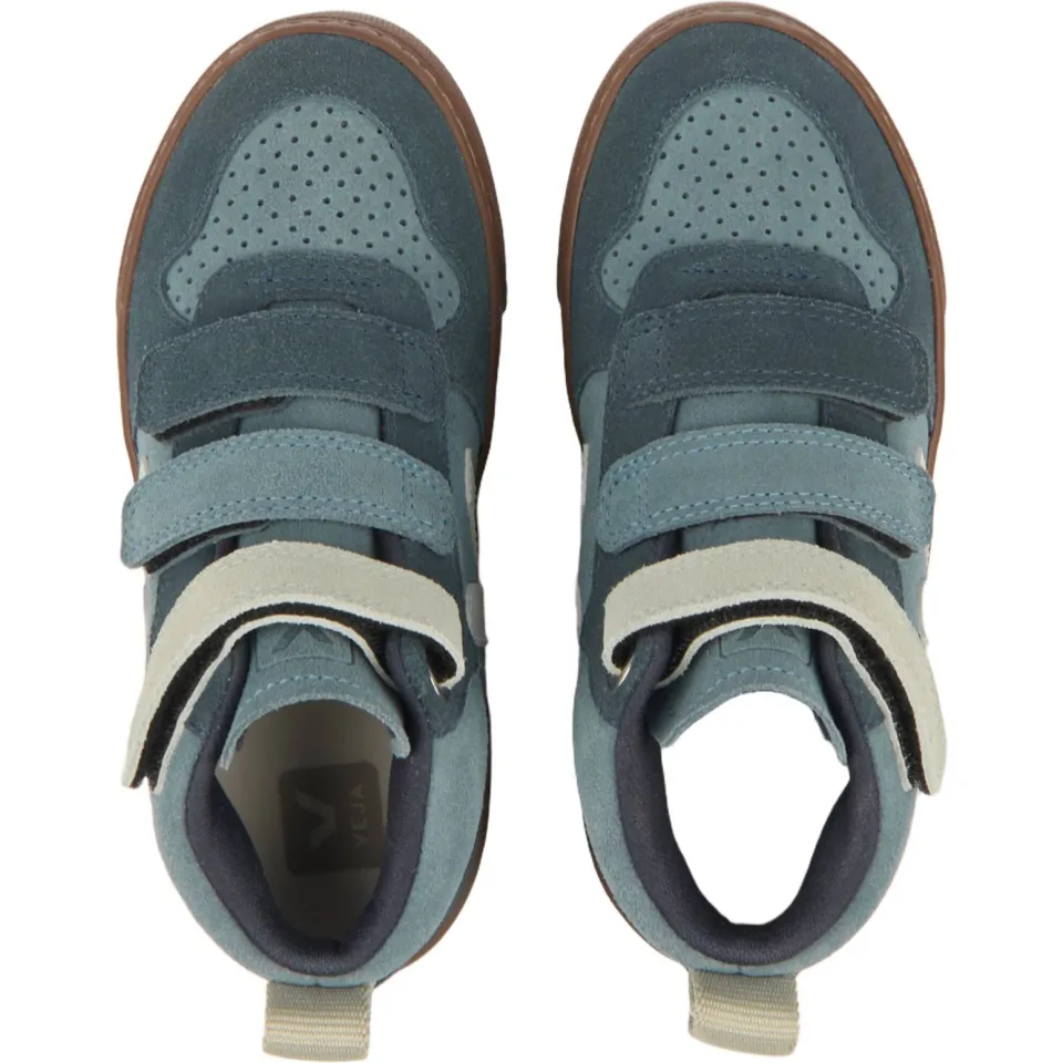 Veja Small V-10 Mid suède sneakers - blauw, foto 4