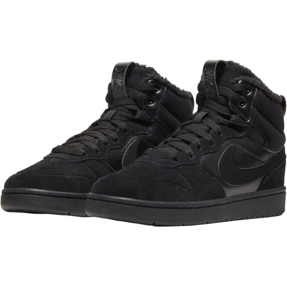 Nike Court Borough Mid 2 hoge sneakers zwart, foto 4