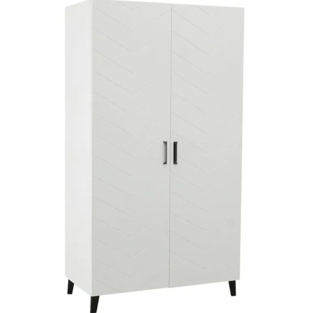 NOUS Living Silk kledingkast wit