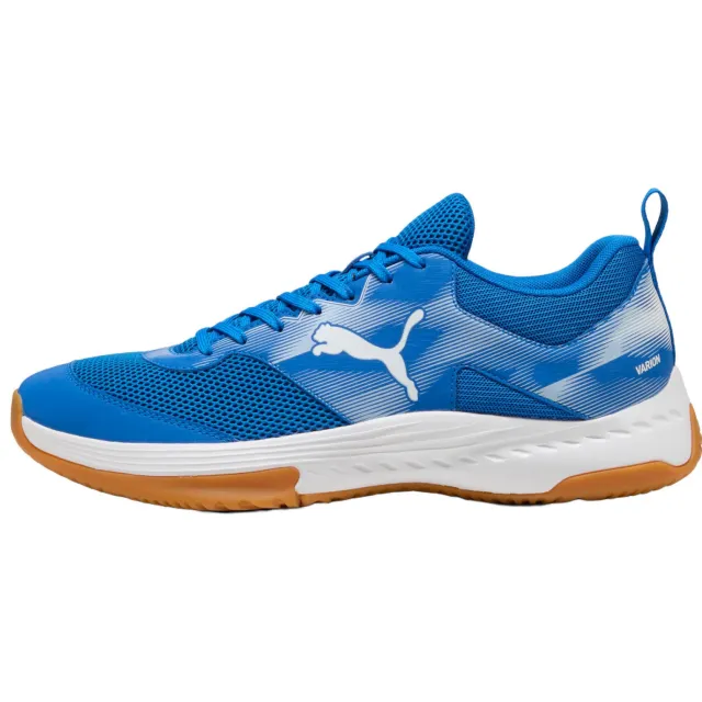 Puma Varion senior imitatieleren voetbalschoenen - kobaltblauw/wit
