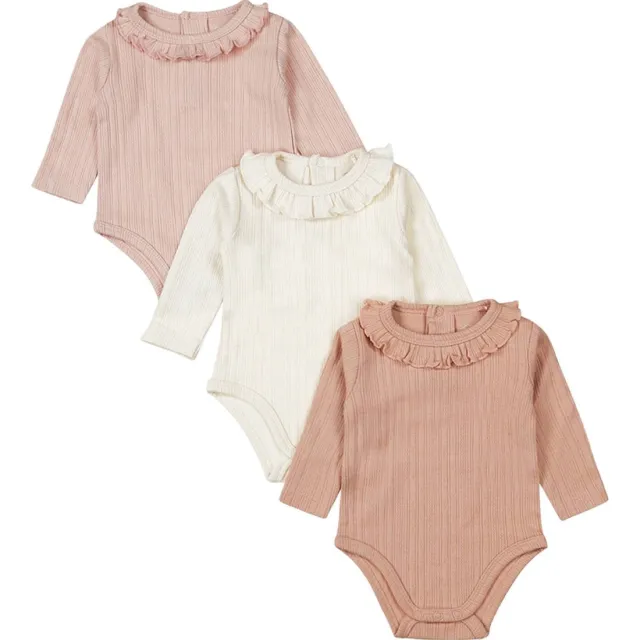 Dirkje romper - roze/wit (set van 3), foto 2