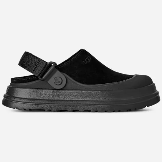 Ugg ® GoldenGlow suède klomp in Black, Rubber