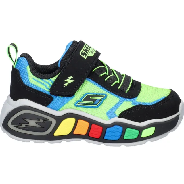 Skechers Play Scene sneakers met lichtjes zwart/groen Zwart multi